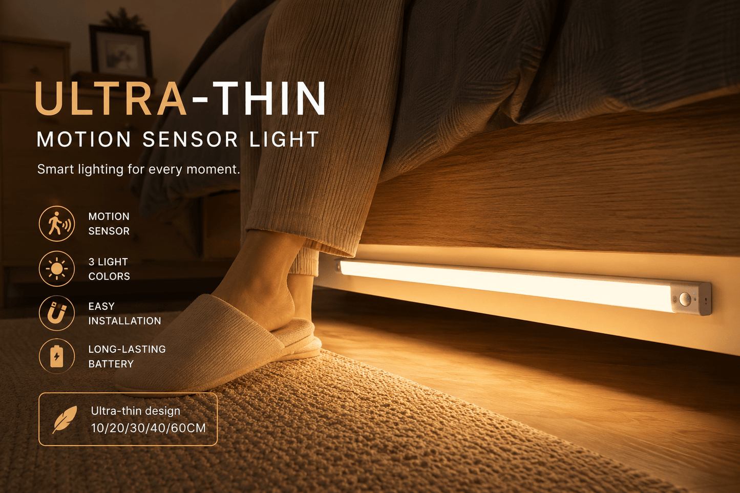 GlowNest™ Motion Sensor LED Light - Veloraland