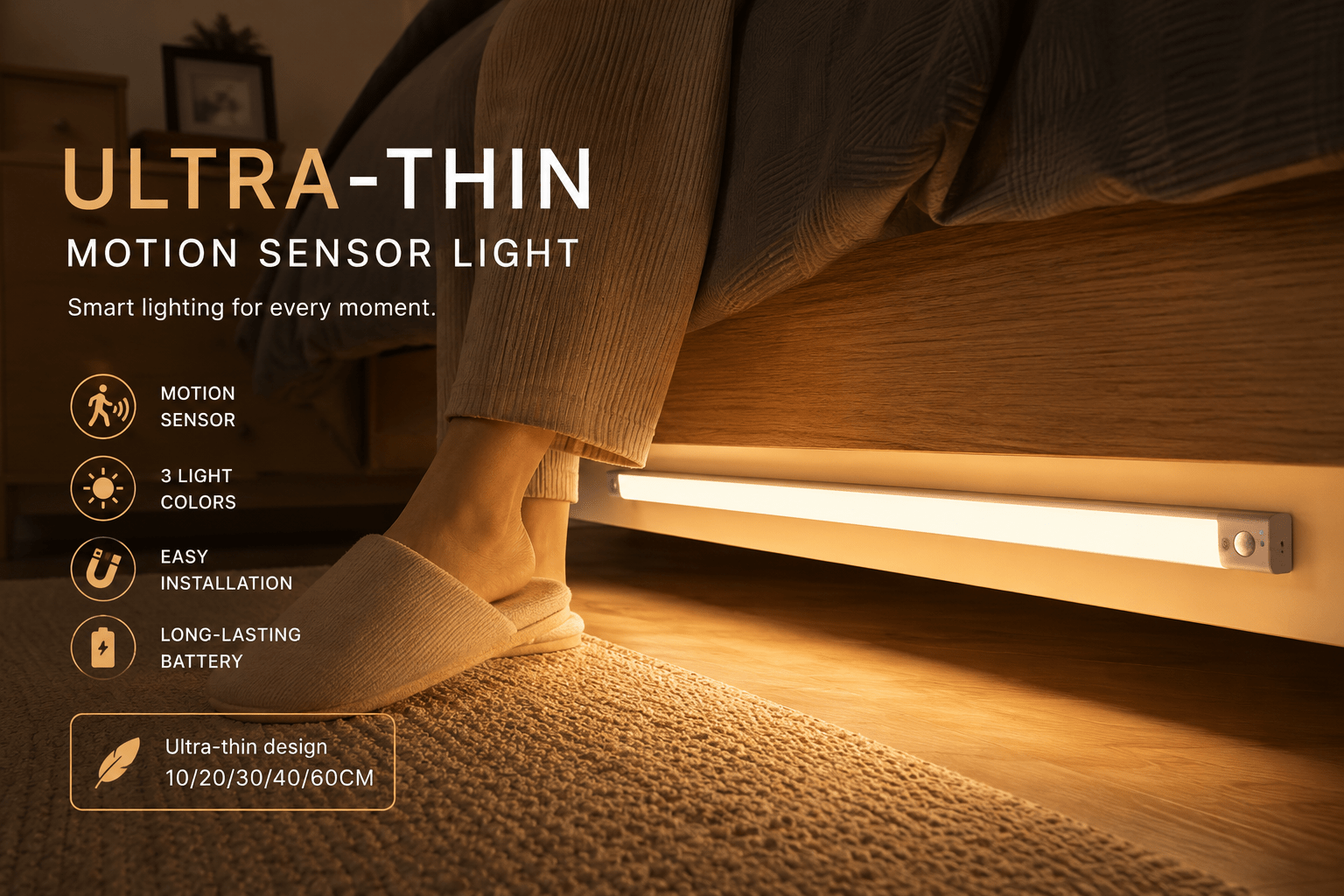 GlowNest™ Motion Sensor LED Light - Veloraland