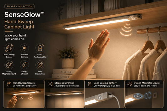 SenseGlow™ Hand Sweep Cabinet Light - Veloraland